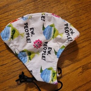 Fun Grinch Face Mask with Adjustable Straps